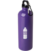 Oregon 750 ml RCS certified single wall stainless steel water bottle with carabiner