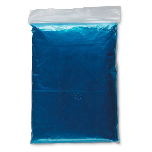 Branded Foldable raincoat in polybag