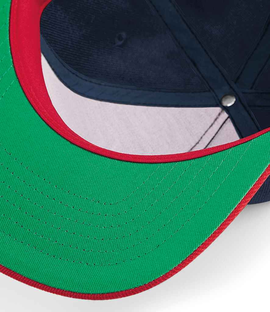 Branded Beechfield Original Flat Peak Snapback Cap