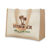 Branded Jute and canvas shopping bag