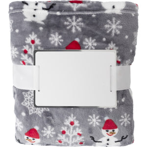 Melsomby Flannel fleece snowmen blanket (260 gr/m2)