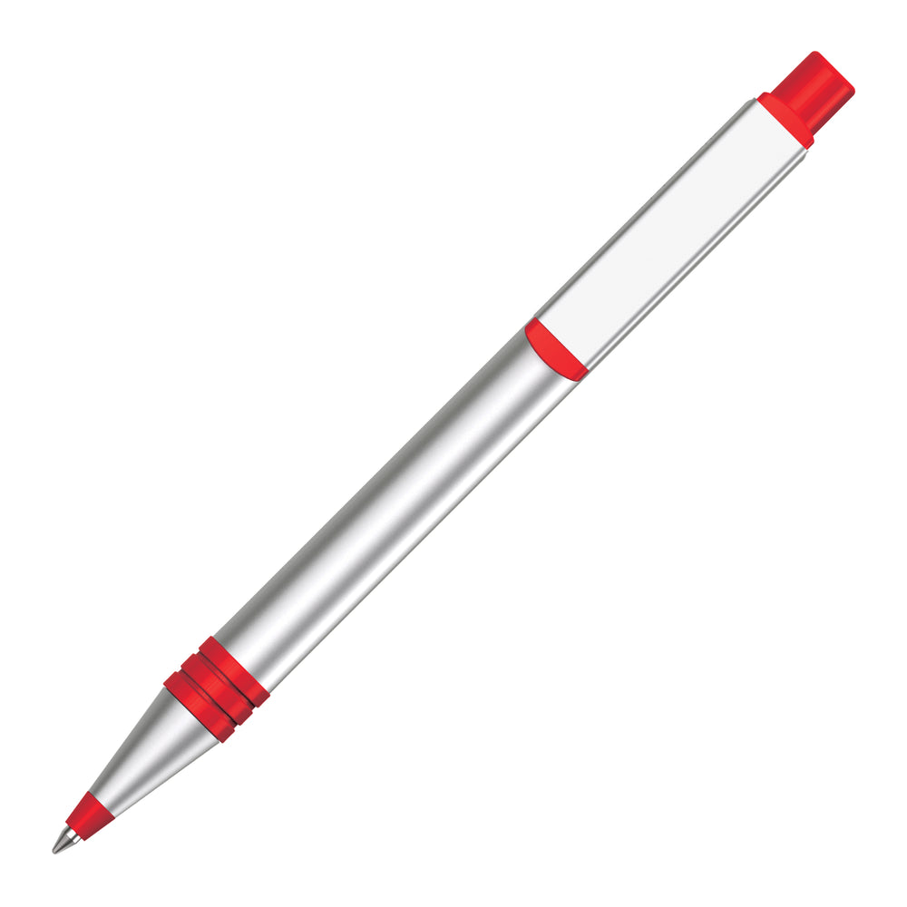 Branded VIRTUO ALUM recycled ball pen with rpet trim
