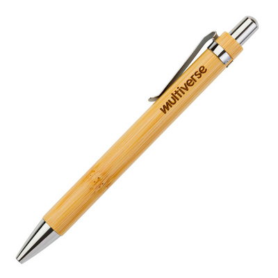 Branded Fairstead Bamboo Ballpoint Pen