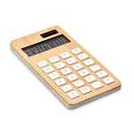 Branded 12 digit bamboo calculator