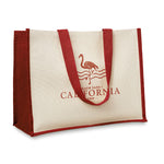 Branded Jute and canvas shopping bag