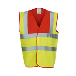 Yoko Hi-Vis Two Band and Braces Waistcoat