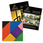 Foam Geometric Puzzle Shapes with Printed Insert