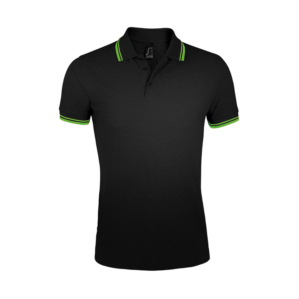 SOL'S Pasadena Tipped Cotton Piqué Polo Shirt
