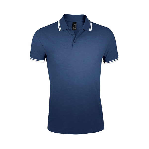 SOL'S Pasadena Tipped Cotton Piqué Polo Shirt
