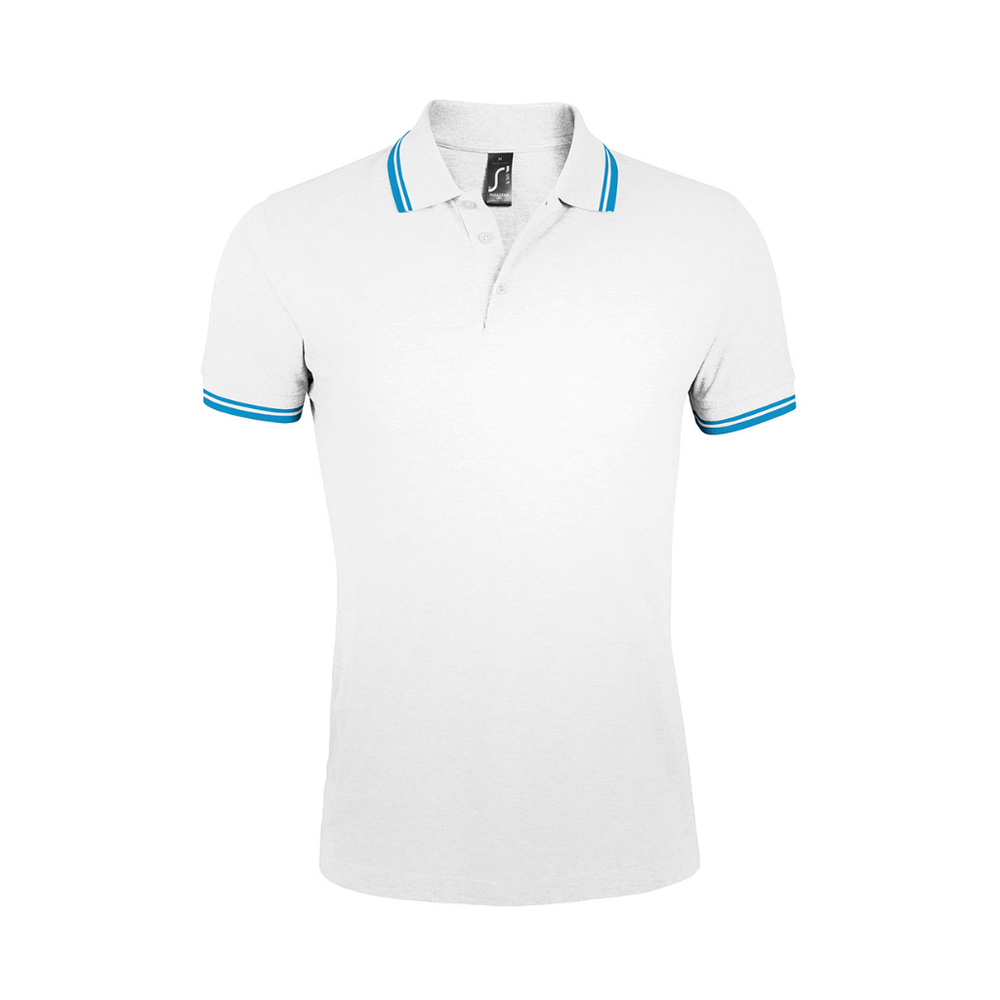 SOL'S Pasadena Tipped Cotton Piqué Polo Shirt