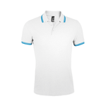 SOL'S Pasadena Tipped Cotton Piqué Polo Shirt
