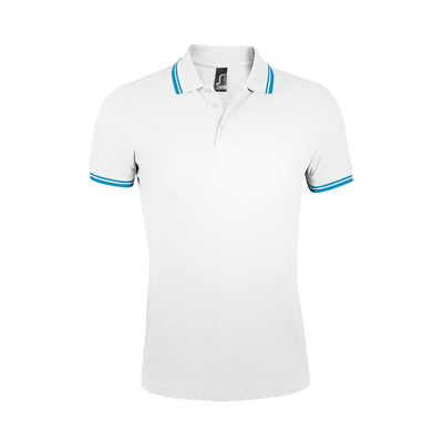 SOL'S Pasadena Tipped Cotton Piqué Polo Shirt