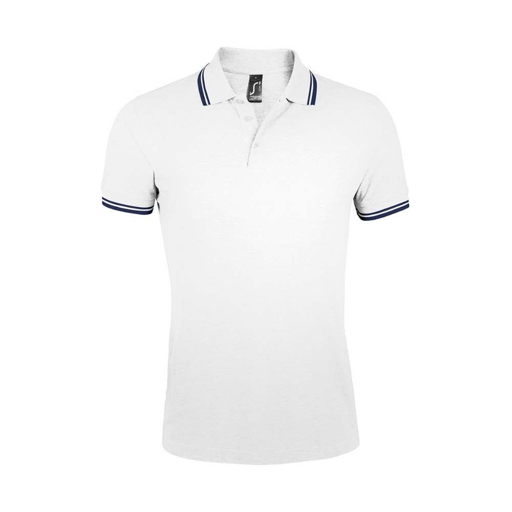 SOL'S Pasadena Tipped Cotton Piqué Polo Shirt