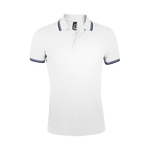 SOL'S Pasadena Tipped Cotton Piqué Polo Shirt