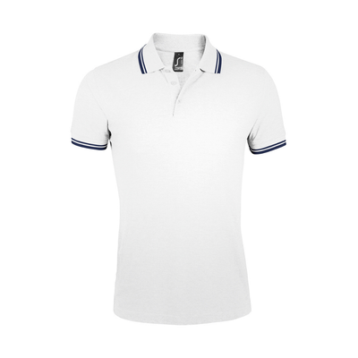 SOL'S Pasadena Tipped Cotton Piqué Polo Shirt