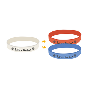 UV Debossed Silicone Wristband - Child