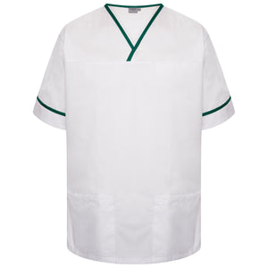 Behrens Contrast Trim Smart Scrub Top