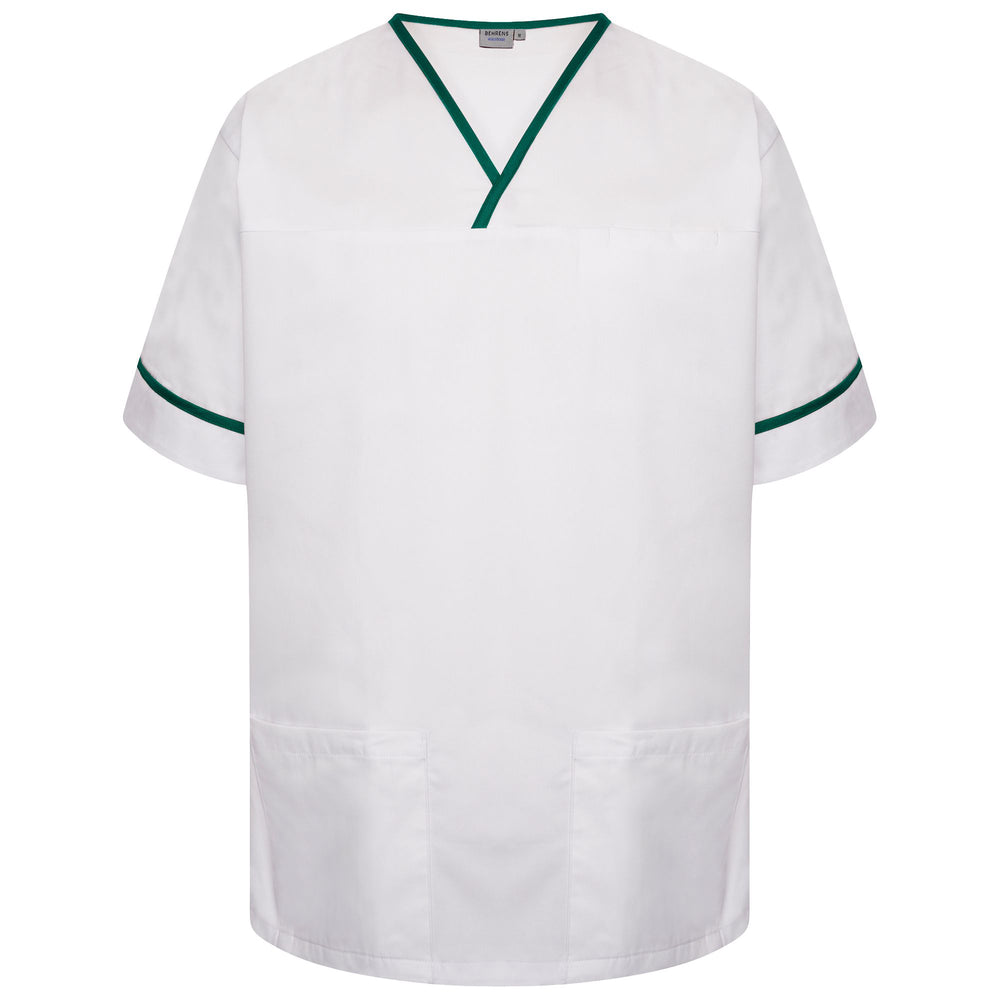 Behrens Contrast Trim Smart Scrub Top