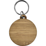 The Graina - Bamboo keyring (Round)