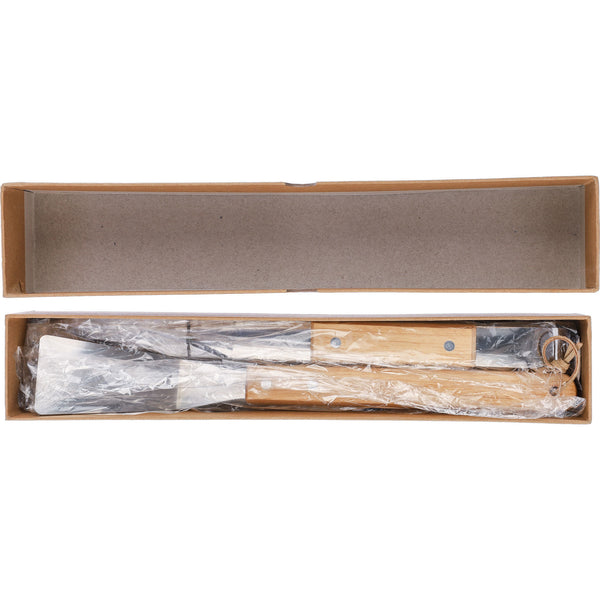 The Kaitlyn - Stainless steel barbecue set (3pc)