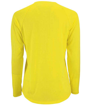 SOL'S Ladies Sporty Long Sleeve Performance T-Shirt