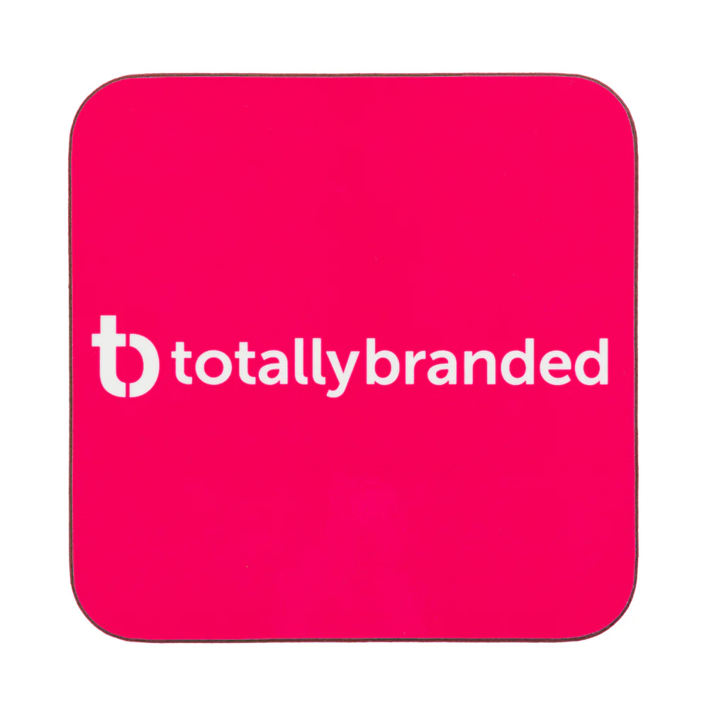 Branded Square MDF Wood Coasters