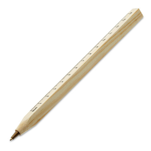 Wooden ruler pen