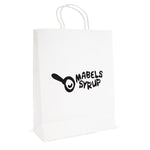 Branded Brunswick Large Paper Bag with matching paper twisted handles