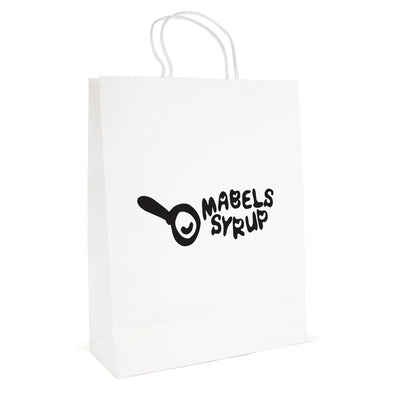 Branded Brunswick Large Paper Bag with matching paper twisted handles
