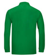 SOL'S Winter II Long Sleeve Cotton Piqué Polo Shirt Kelly Green