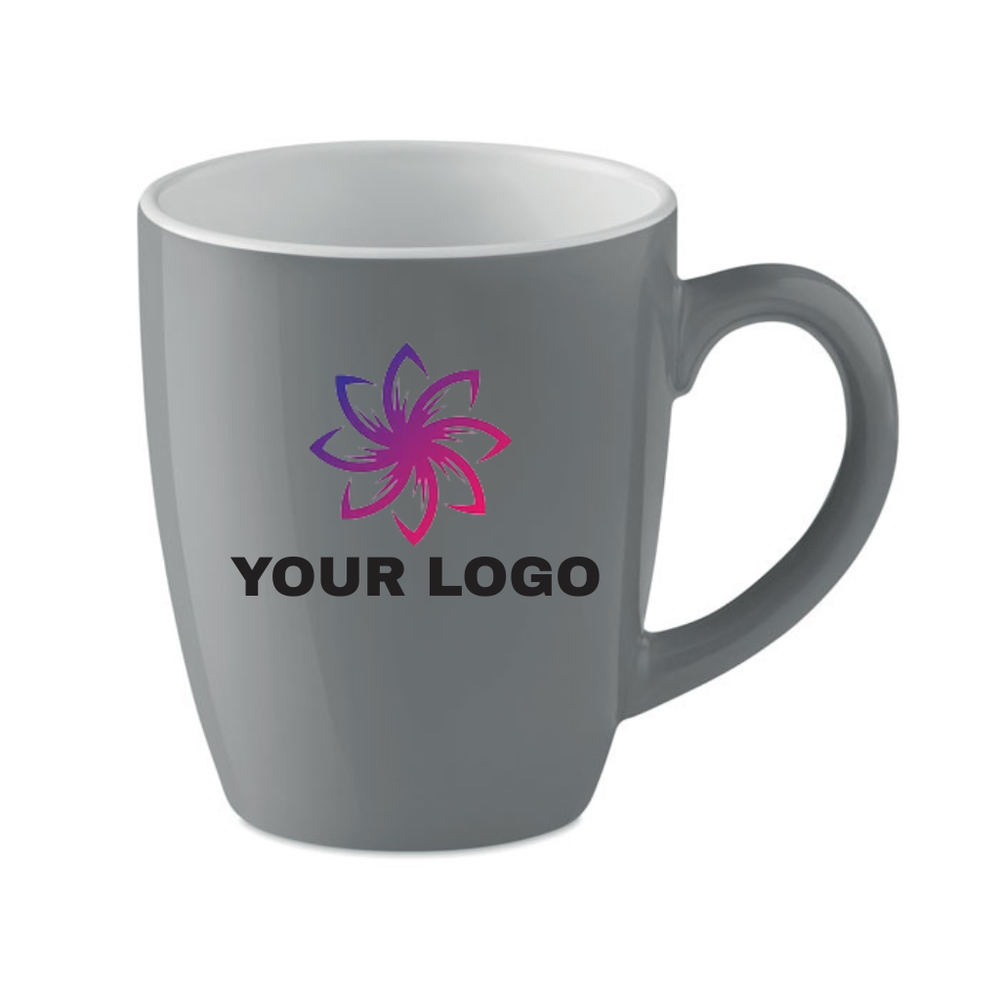 Branded Ceramic coloured mug 290 ml