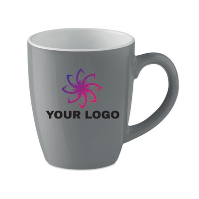 Branded Ceramic coloured mug 290 ml
