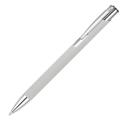 MOLE-MATE ball pen with chrome trim Silver