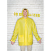 Branded PVC raincoat with hood