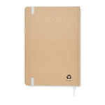 Branded A5 recycled carton notebook
