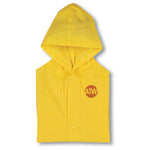 Branded PVC raincoat with hood