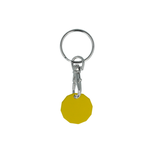 Recycled Trolley Coin Keyring