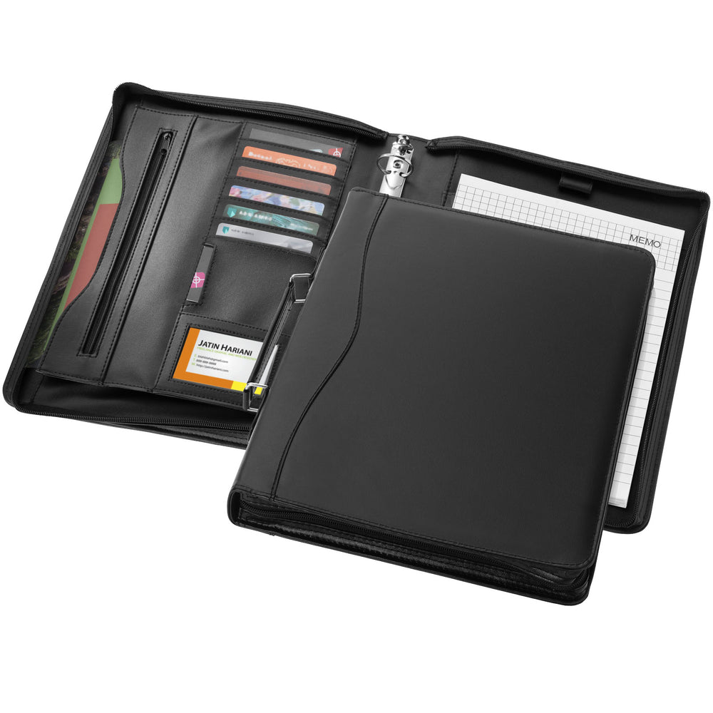 Branded Ebony A4 briefcase portfolio