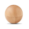 Lip balm in round bamboo case