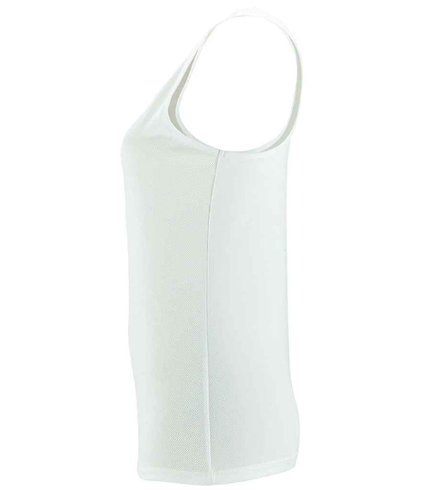 SOL'S Ladies Sporty Performance Tank Top White
