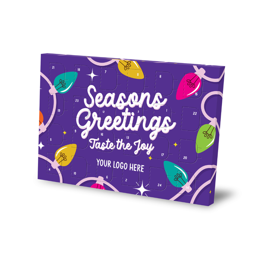 Branded A5 Milk Chocolate Advent Calendar