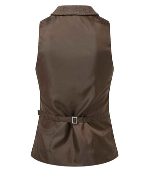 Premier Ladies Herringbone Waistcoat