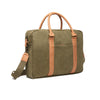 VINGA Bosler RCS recycled canvas computer bag 17" Green
