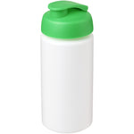 Branded Baseline® Plus grip 500 ml flip lid sport bottle