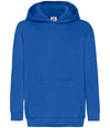 Fruit of the Loom Kids Classic Hooded Sweatshirt Royal Blue