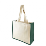 Kongoni Jute & Canvas Bag
