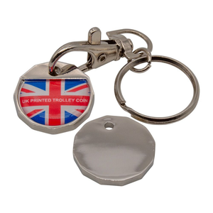 Express Metal Trolley Coin Keyring