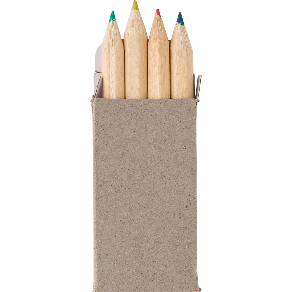 Branded Whack Coloured mini pencil set (4pc)
