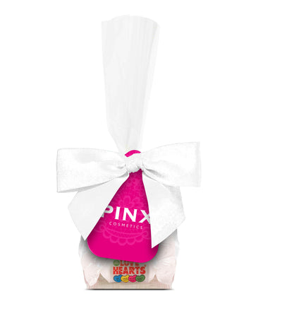 Swing Tag Bag full of Love Heart Sweets