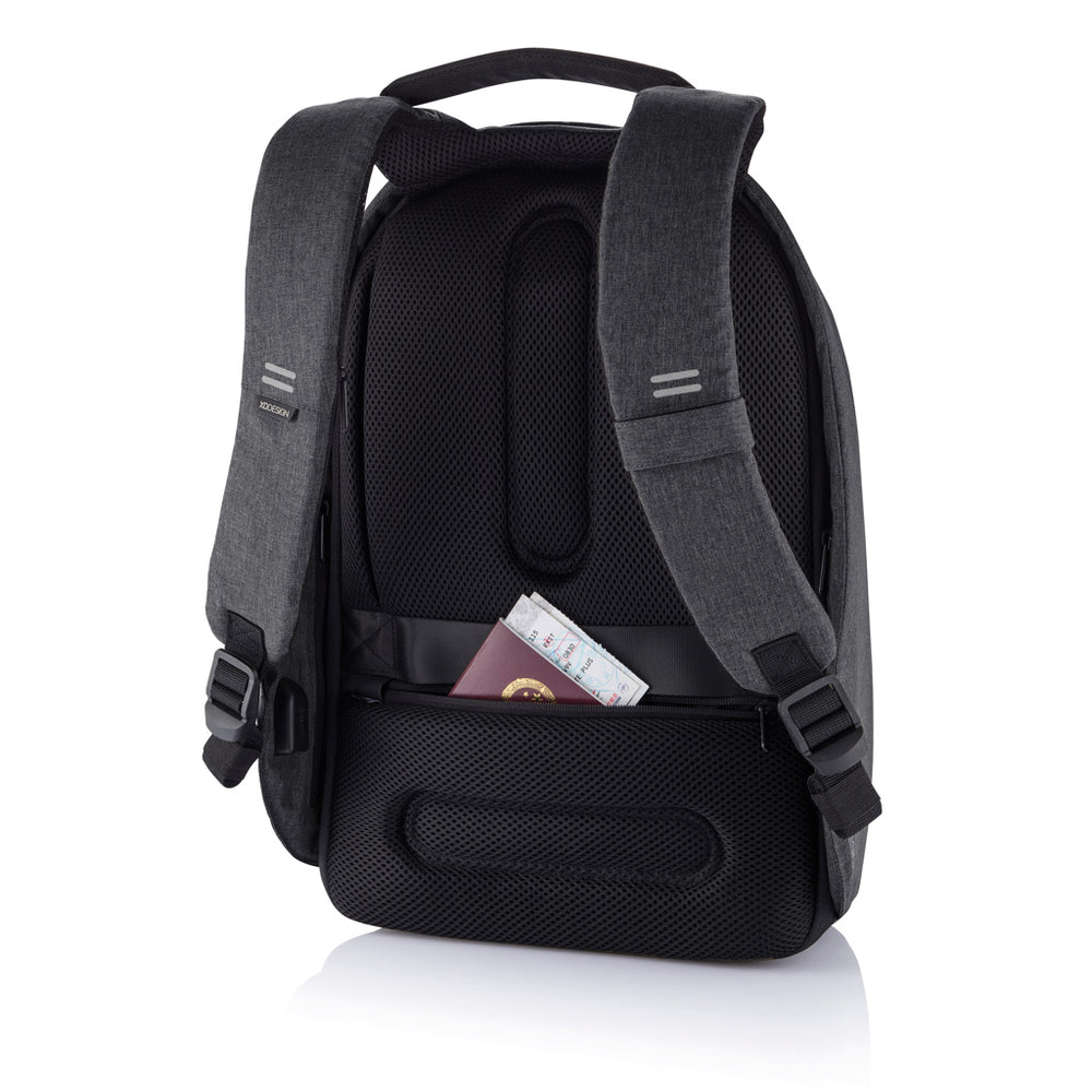 Bobby Hero Regular, Anti-theft backpack Black, Black